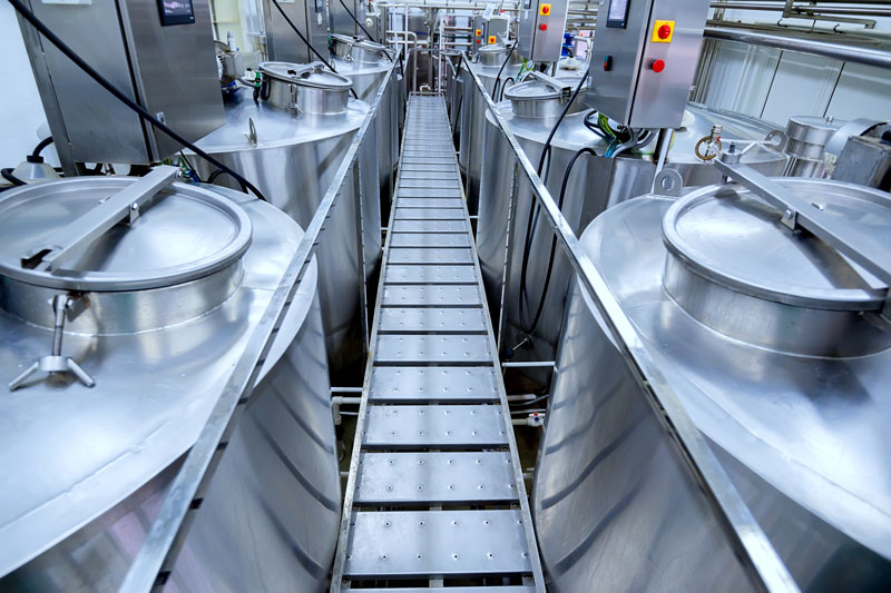 stainless steel in food processing