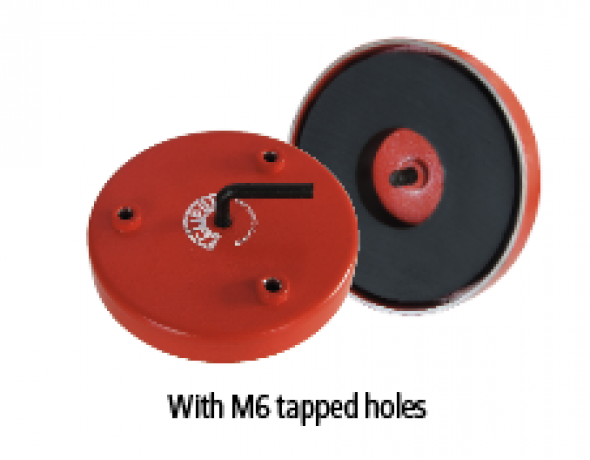 Ferrite Shallow Pot Magnets with Hook design